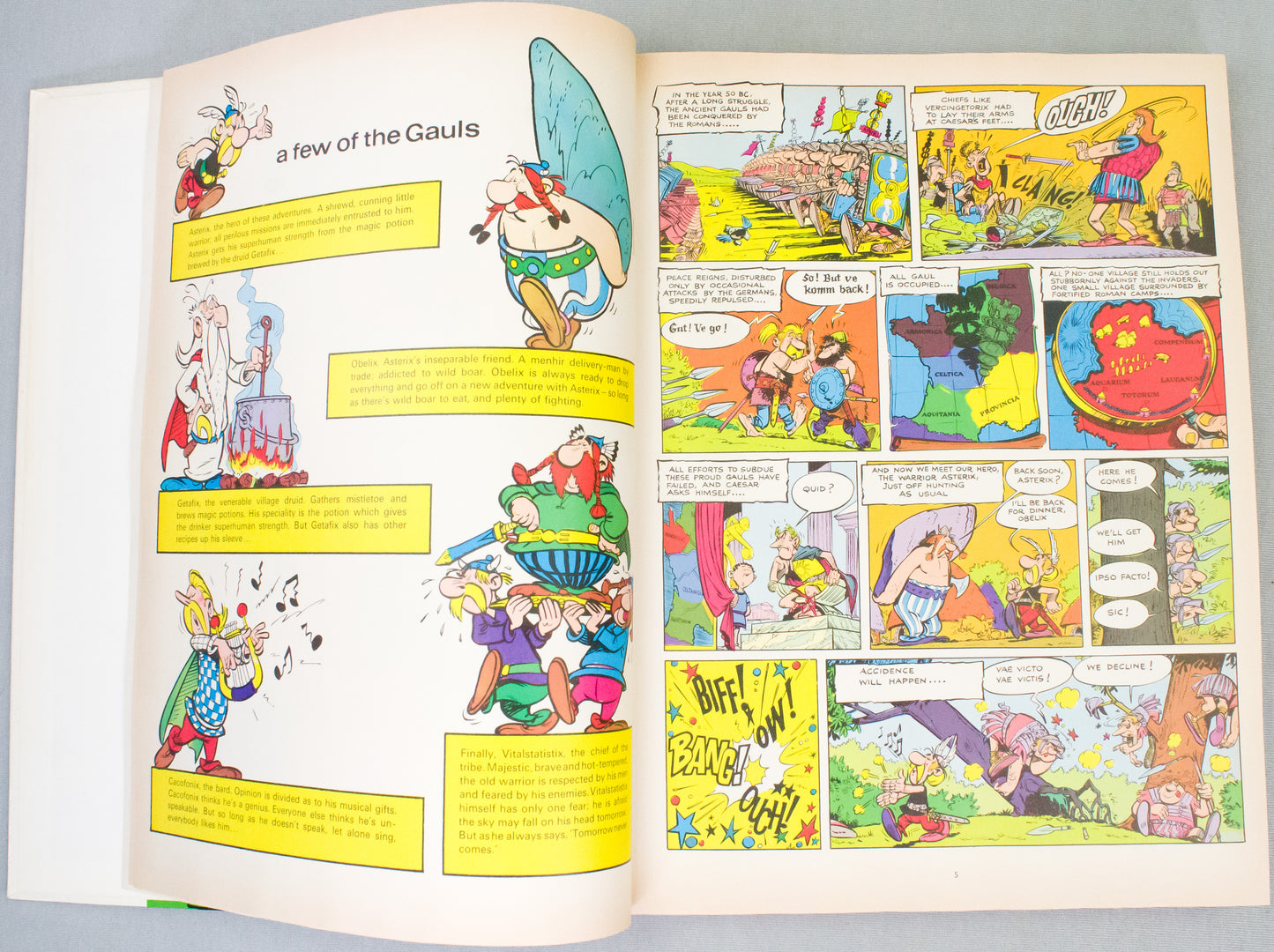 The Giant Asterix Omnibus - Dargaud 1969 UK Hardback 1st Edition