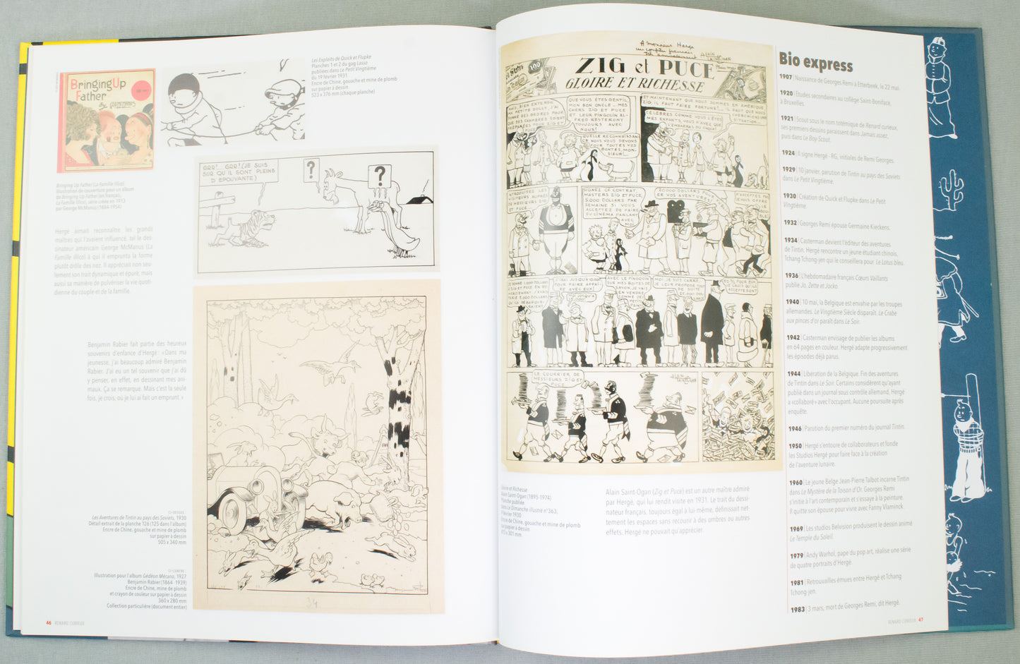 Herge L'exposition De Papier - Hardback 2016 Moulinsart French 1st Edition Book