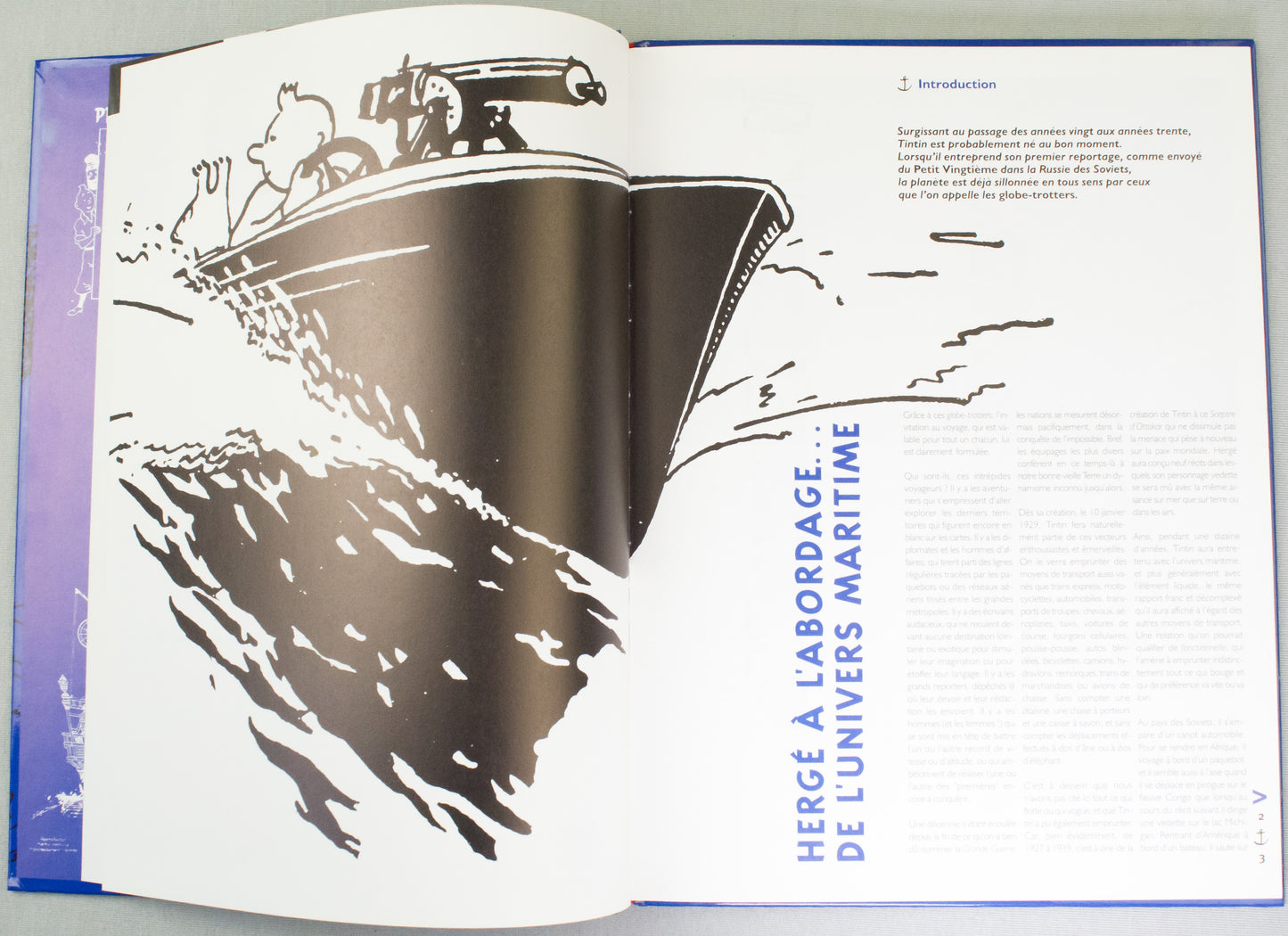 Tintin Haddock Et Les Bateaux Book - Herge/Moulinsart 1999 HB Edition