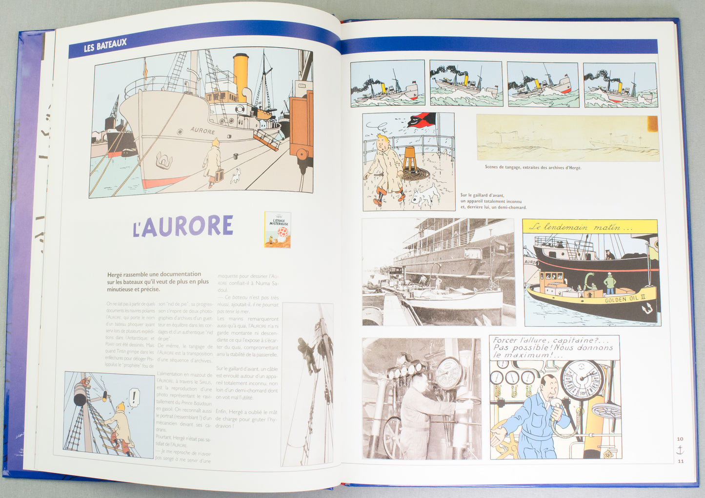 Tintin Haddock Et Les Bateaux Book - Herge/Moulinsart 1999 HB Edition