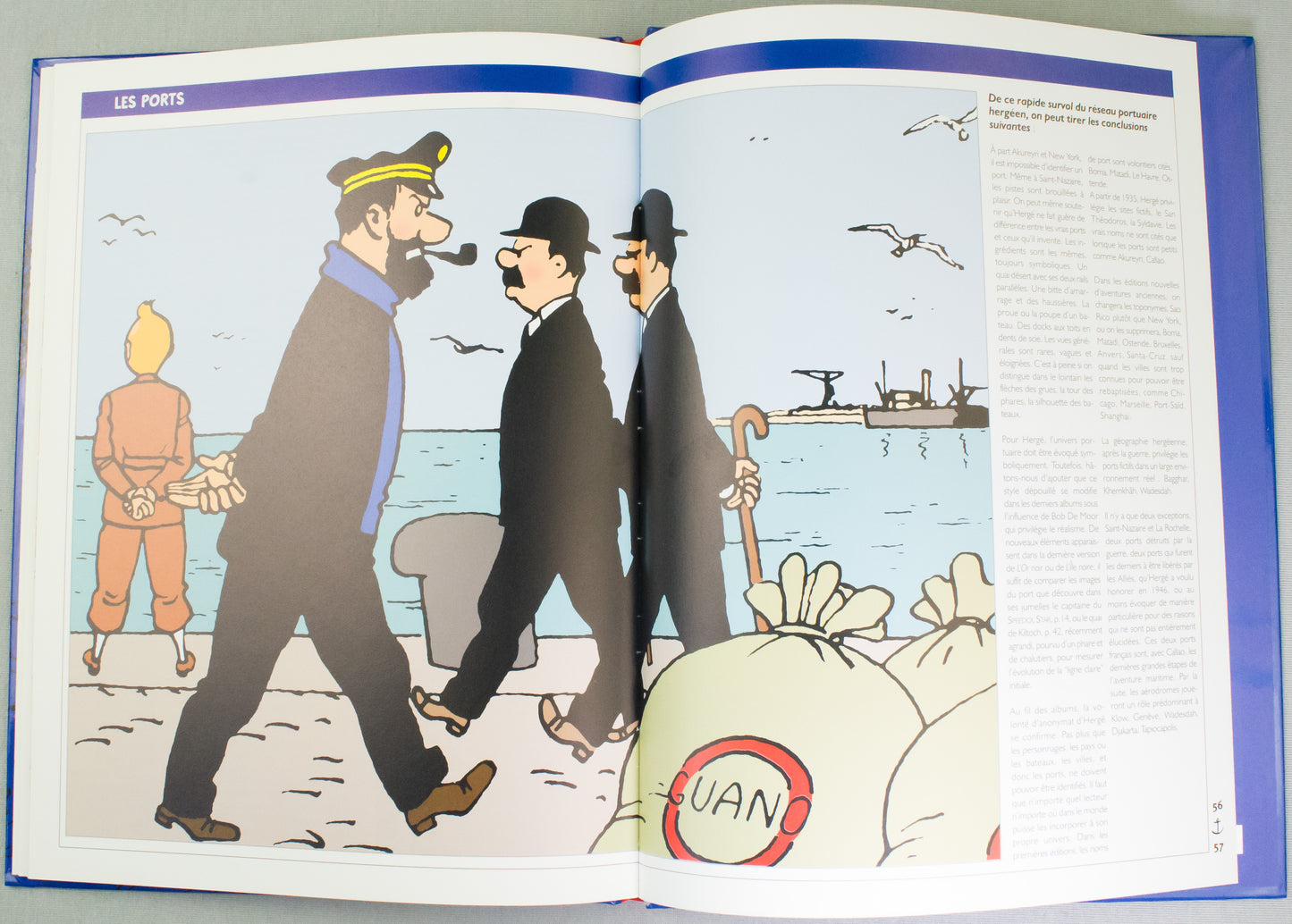 Tintin Haddock Et Les Bateaux Book - Herge/Moulinsart 1999 HB Edition