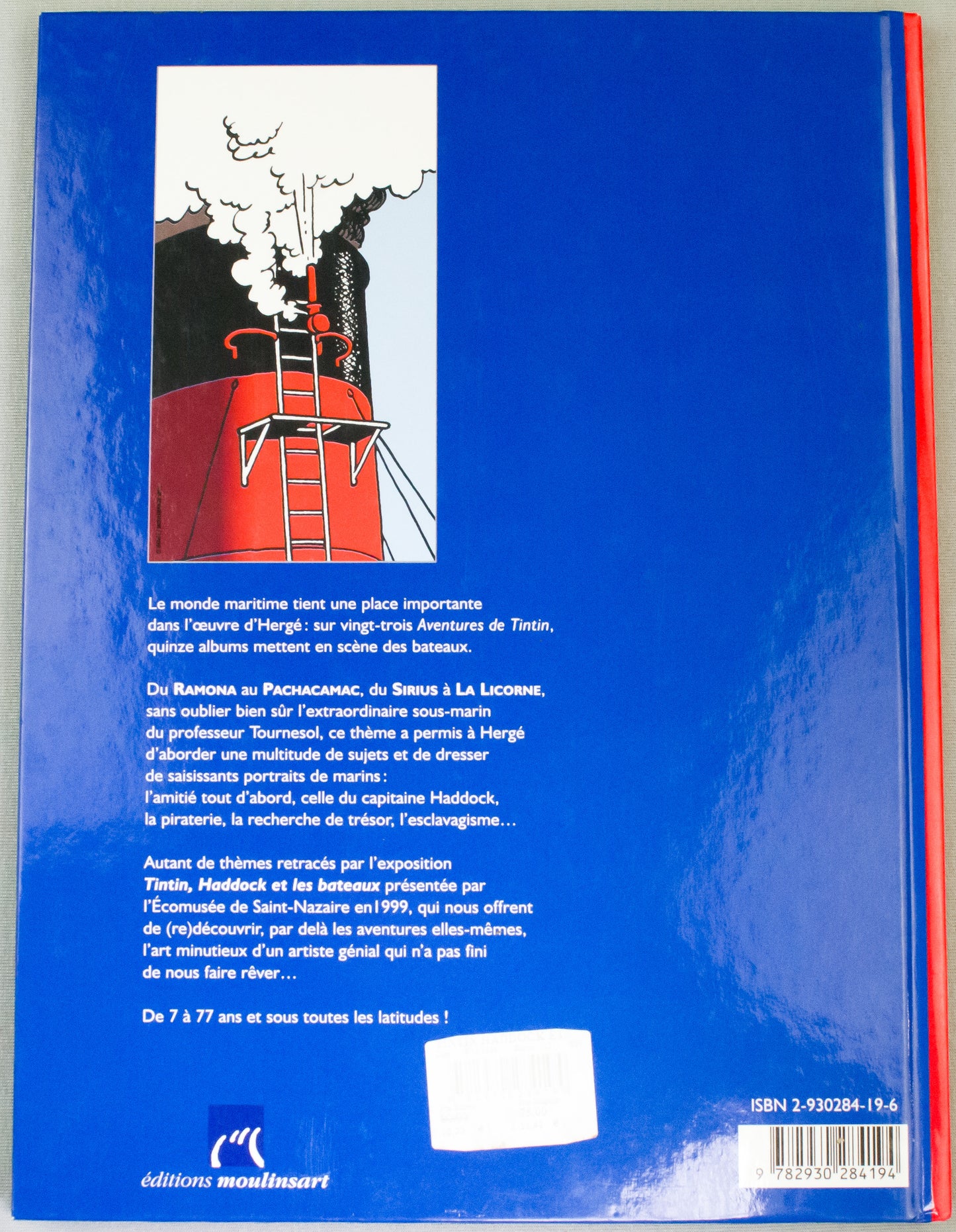Tintin Haddock Et Les Bateaux Book - Herge/Moulinsart 1999 HB Edition