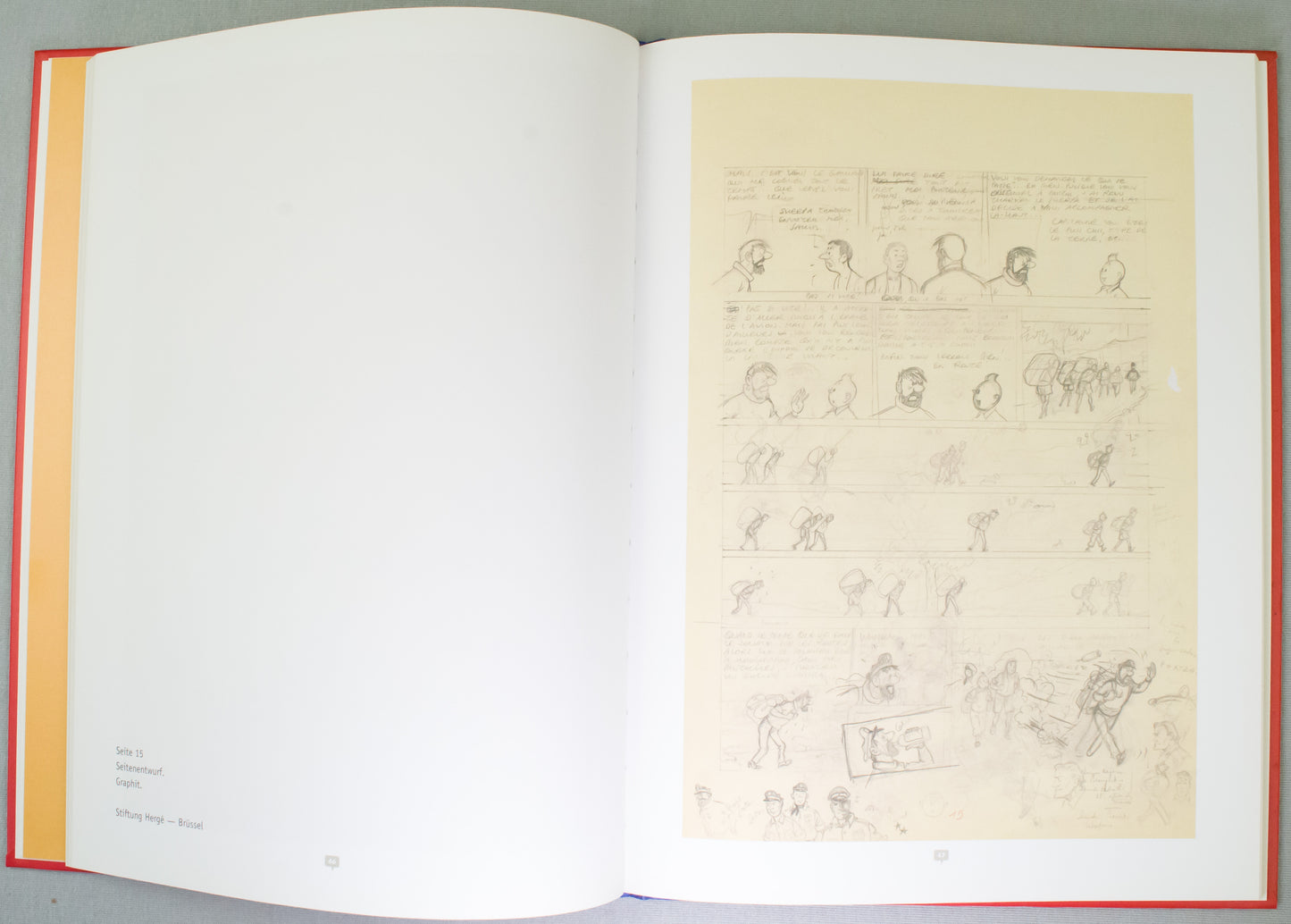 Tim Und Struppi Ein Blick Ins Atelier Herge - Hardback 2001 German 1st Edition Book