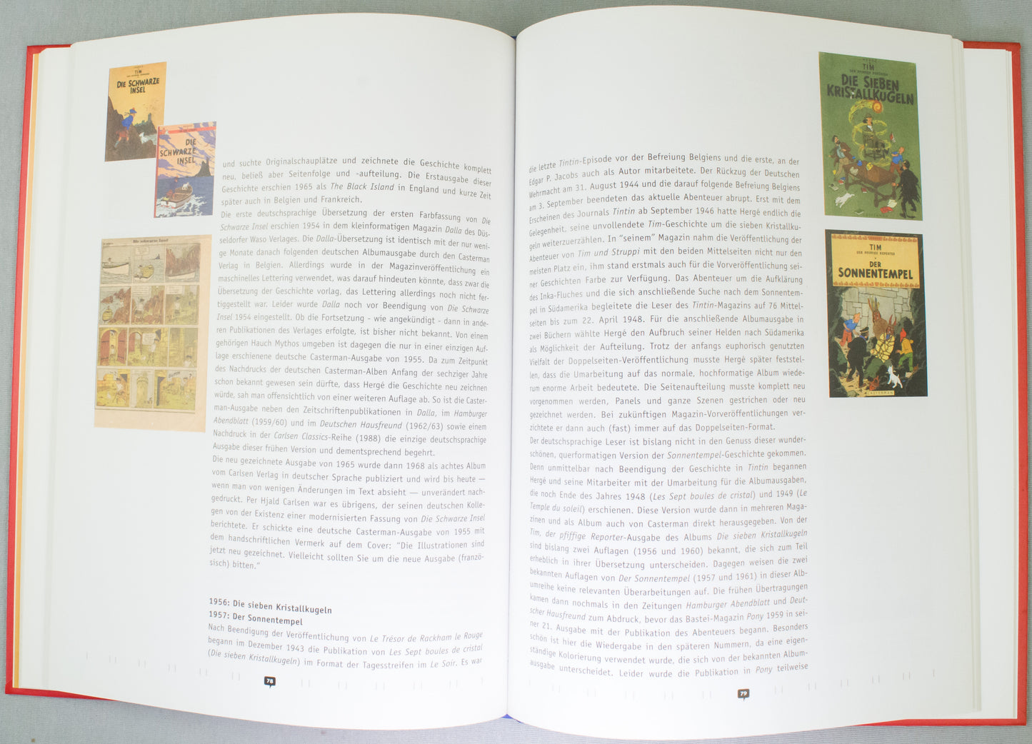 Tim Und Struppi Ein Blick Ins Atelier Herge - Hardback 2001 German 1st Edition Book