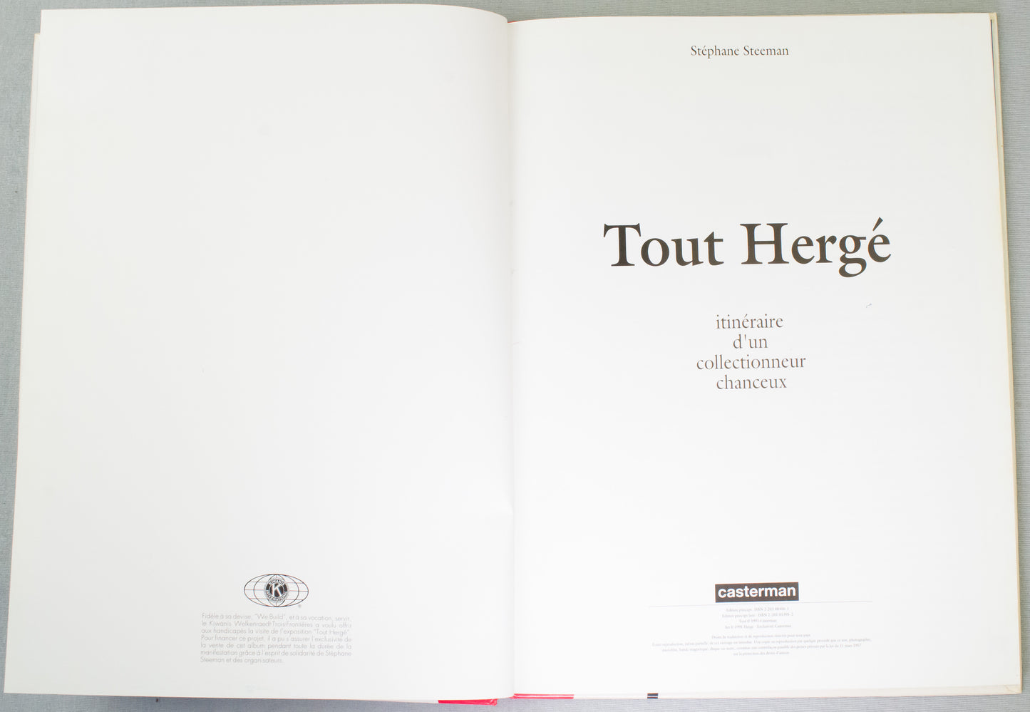 Tout Herge Book - 1991 Casterman Hardback 1st Edition
