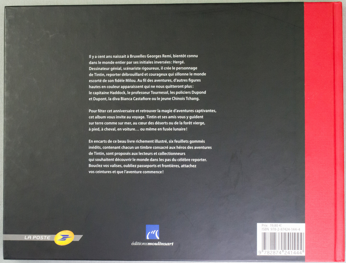 Le Timbre Voyage Avec Tintin: 2007 French Hardback Moulinsart 1st Edition Book