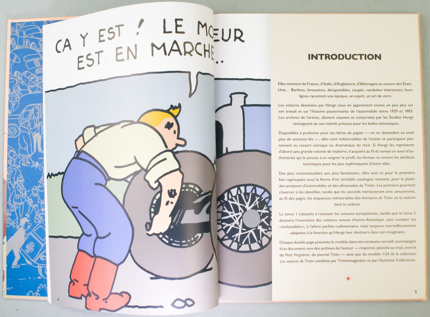Tintin et Les Autos Europeennes- French HB 2022 Tintin/Imaginatio Edition Book