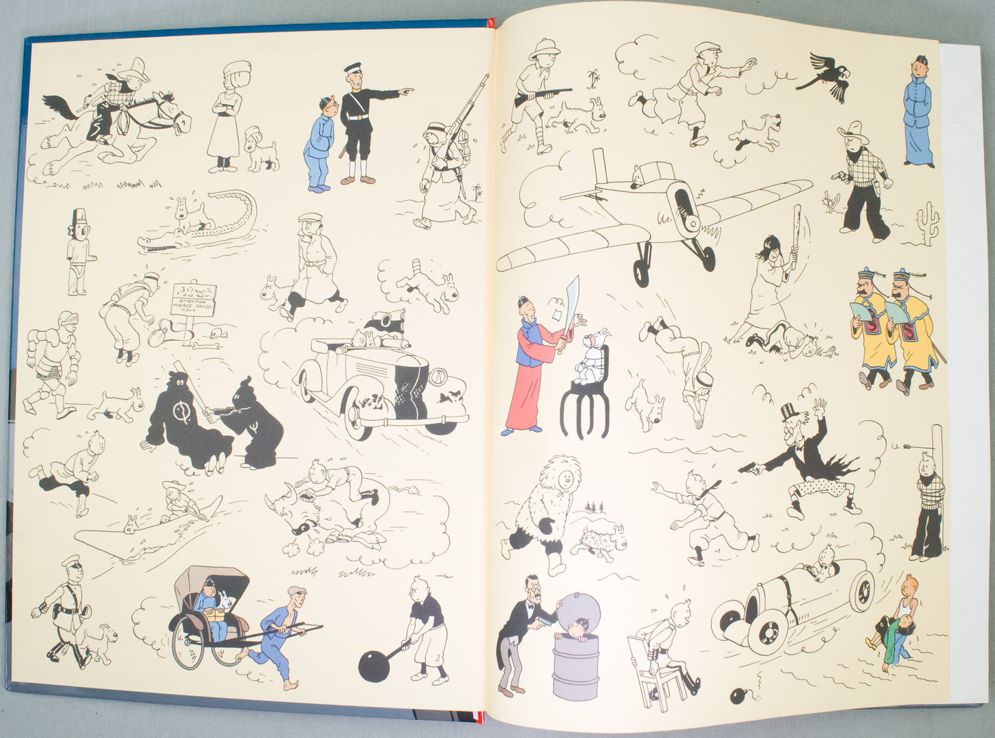 The Blue Lotus: Re-colourised Herge/Tintinimaginatio 2025 UK Edition Hardback Book