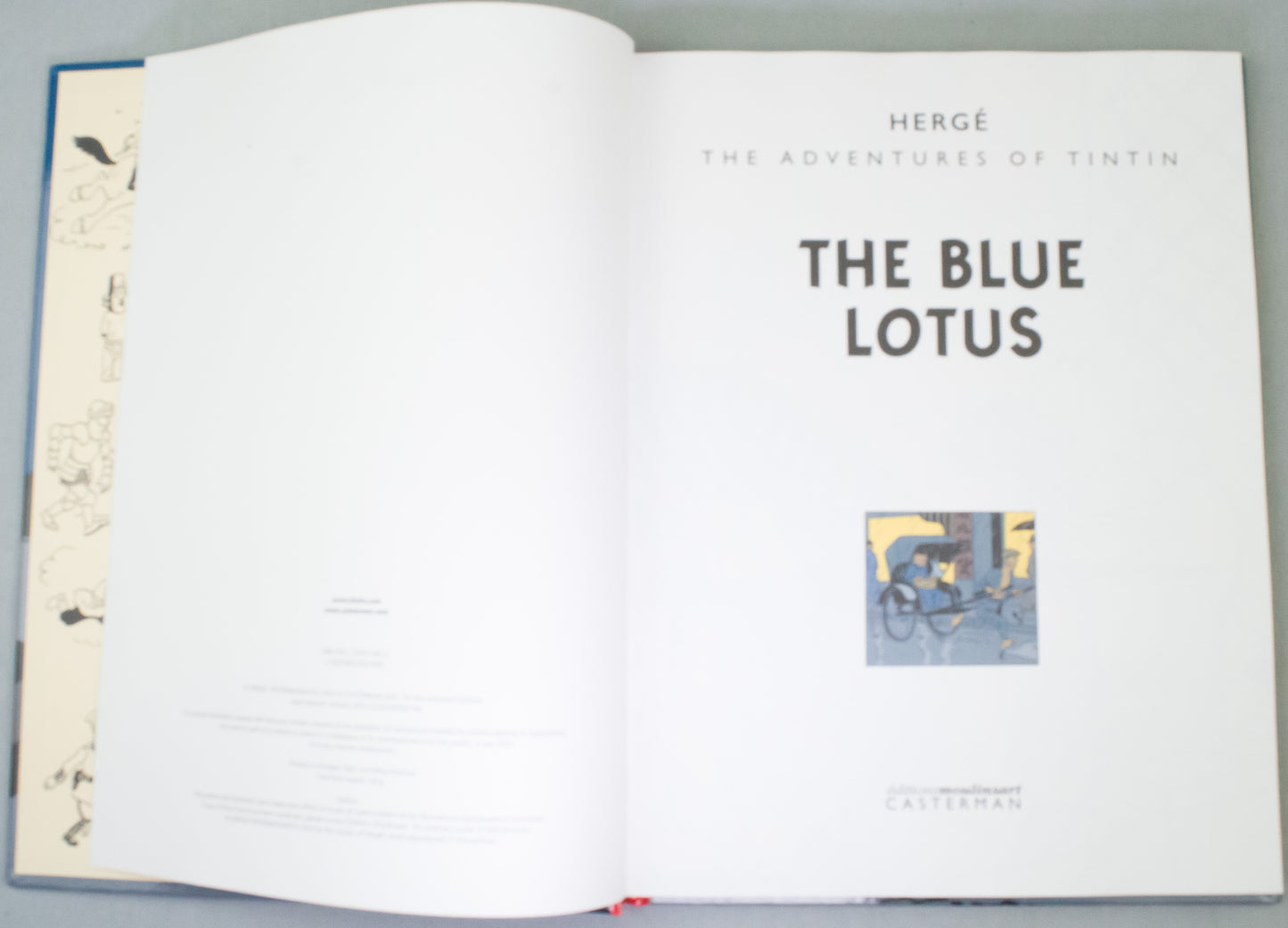 The Blue Lotus: Re-colourised Herge/Tintinimaginatio 2025 UK Edition Hardback Book
