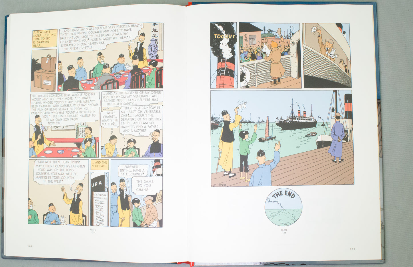 The Blue Lotus: Re-colourised Herge/Tintinimaginatio 2025 UK Edition Hardback Book