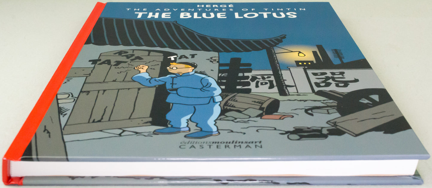The Blue Lotus: Re-colourised Herge/Tintinimaginatio 2025 UK Edition Hardback Book