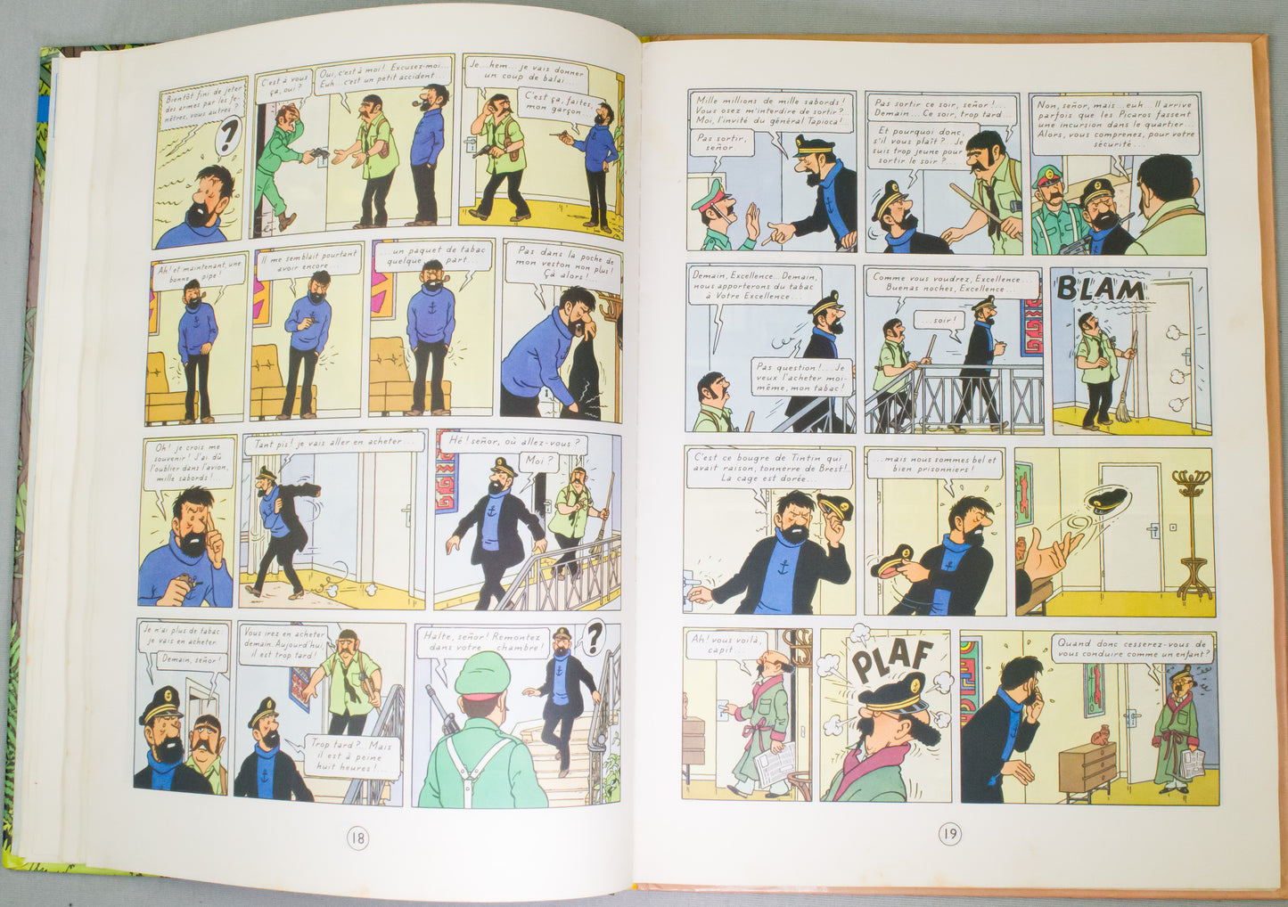 Tintin et les Picaros - Casterman 1976 1st Belgian Edition Hardback Rare book Herge EO