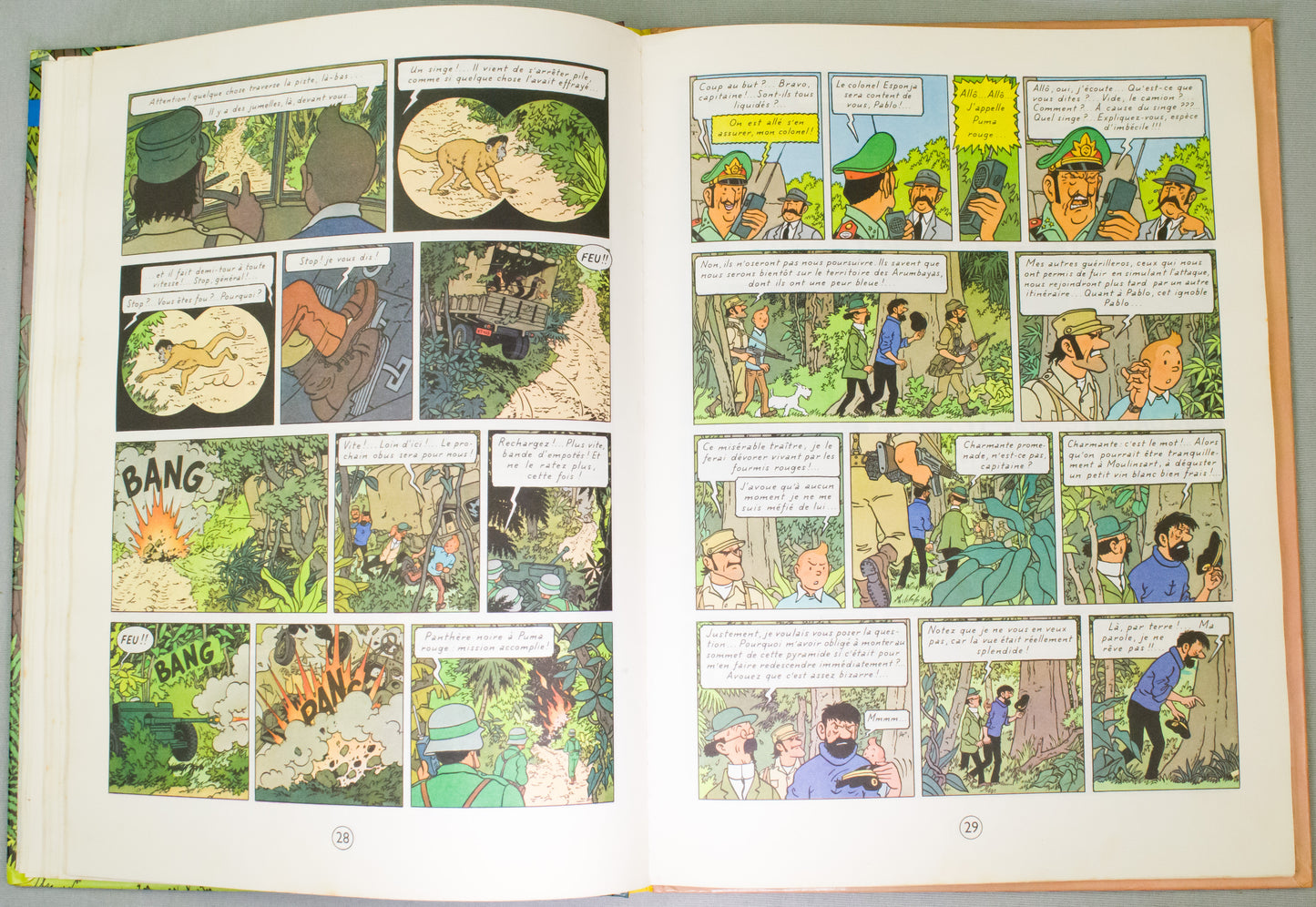 Tintin et les Picaros - Casterman 1976 1st Belgian Edition Hardback Rare book Herge EO