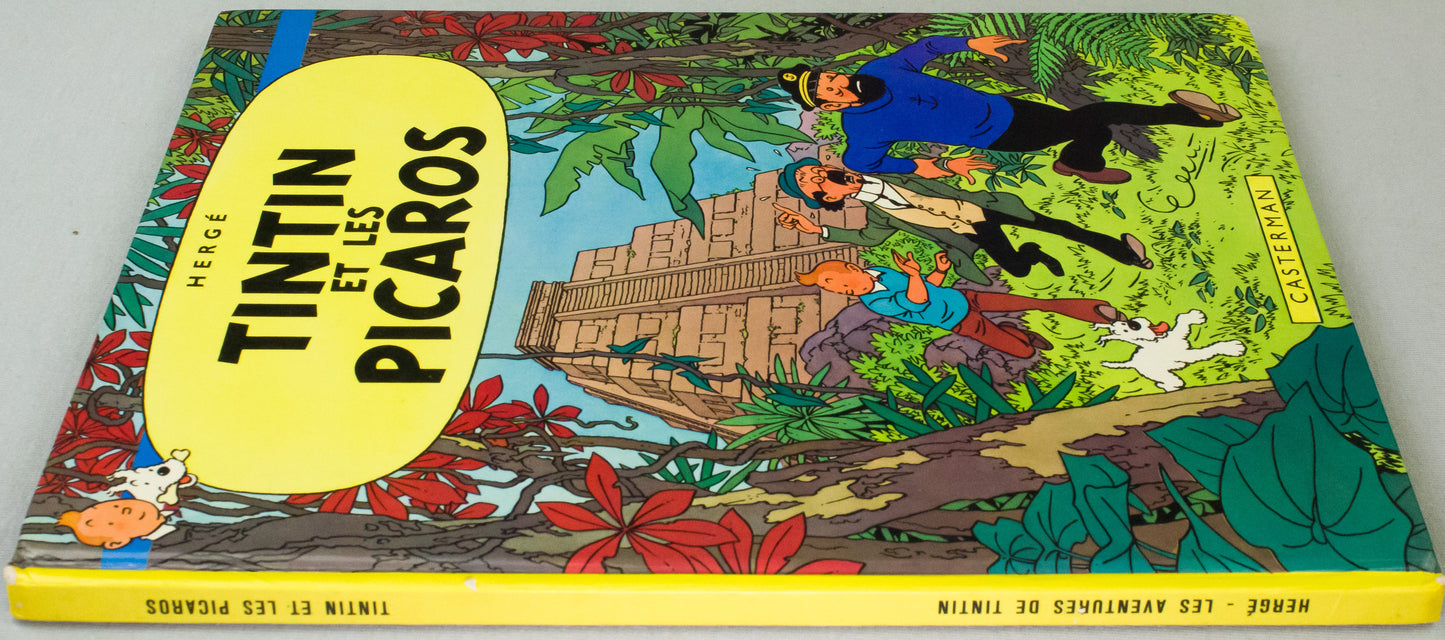 Tintin et les Picaros - Casterman 1976 1st Belgian Edition Hardback Rare book Herge EO