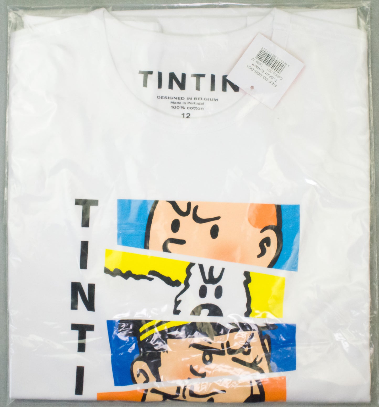 Moulinsart "Tintin & Co" Adult T-Shirt: White/Colour Cotton T Shirt S - 3X ML Hergé