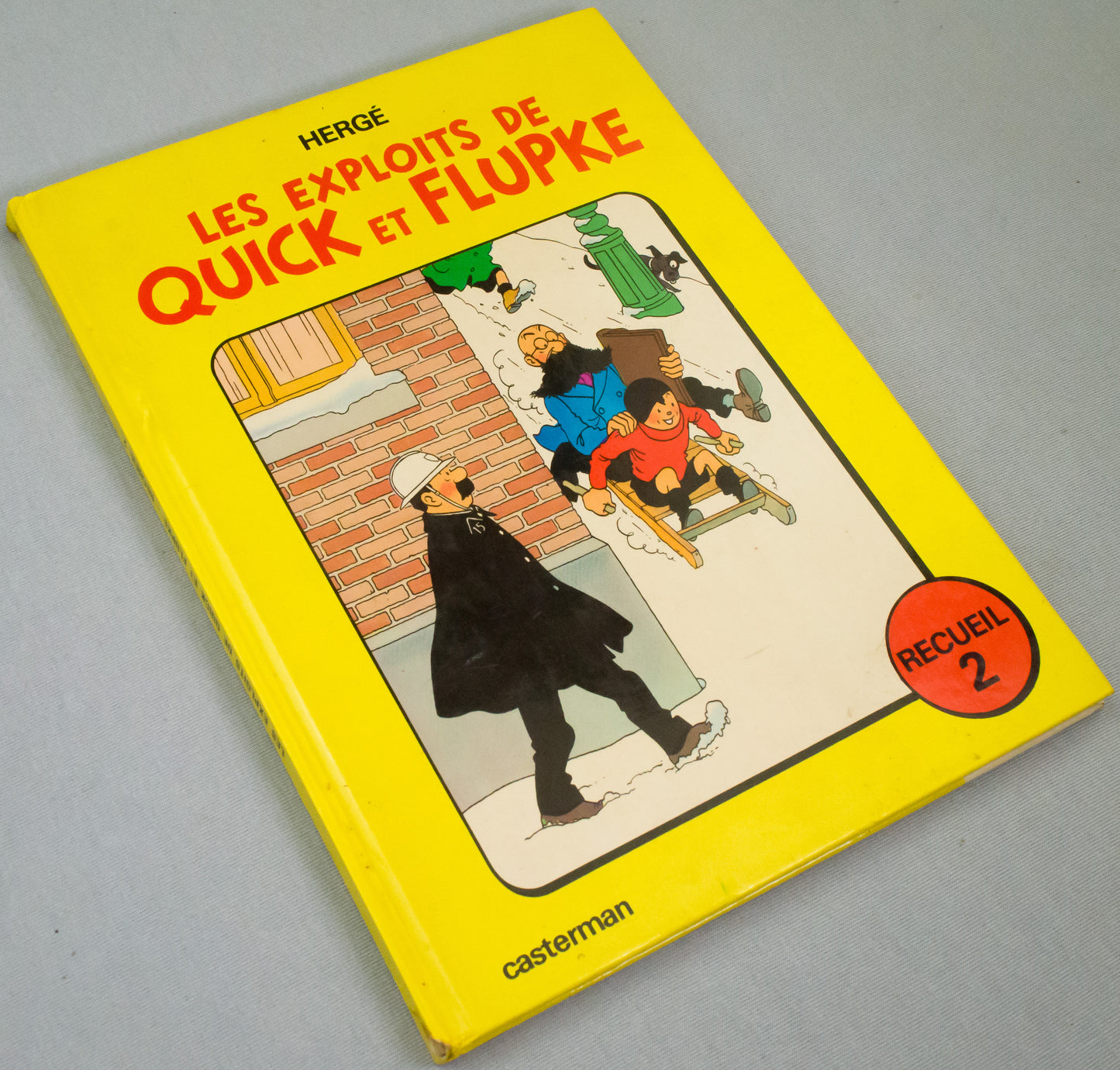 Les Exploits de Quick & Flupke Collection 2 by Herge - Casterman 1984 Edition Comic Book