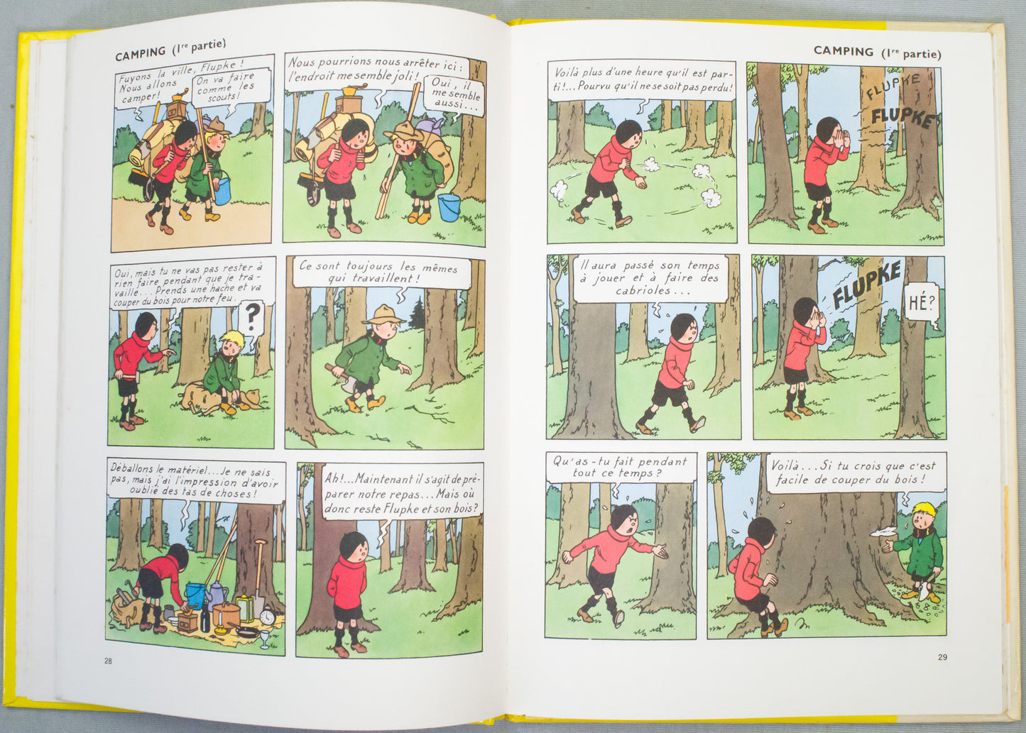 Les Exploits de Quick & Flupke Collection 2 by Herge - Casterman 1984 Edition Comic Book