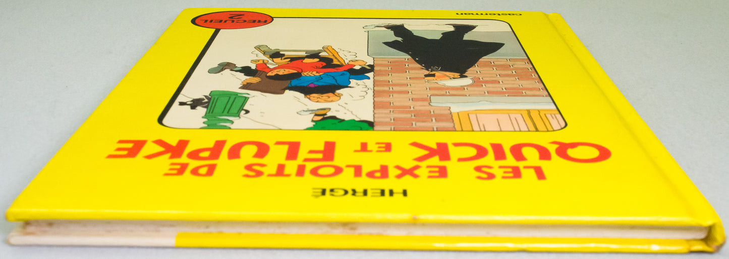 Les Exploits de Quick & Flupke Collection 2 by Herge - Casterman 1984 Edition Comic Book