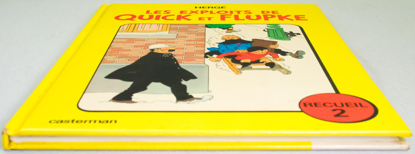 Les Exploits de Quick & Flupke Collection 2 by Herge - Casterman 1984 Edition Comic Book