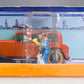 MOULINSART TINTIN CAR #2 Dr Wang's Red Limo: Blue Lotus Model car 1/43 Scale (Copy)