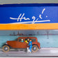 MOULINSART TINTIN CAR #2 Dr Wang's Red Limo: Blue Lotus Model car 1/43 Scale (Copy)