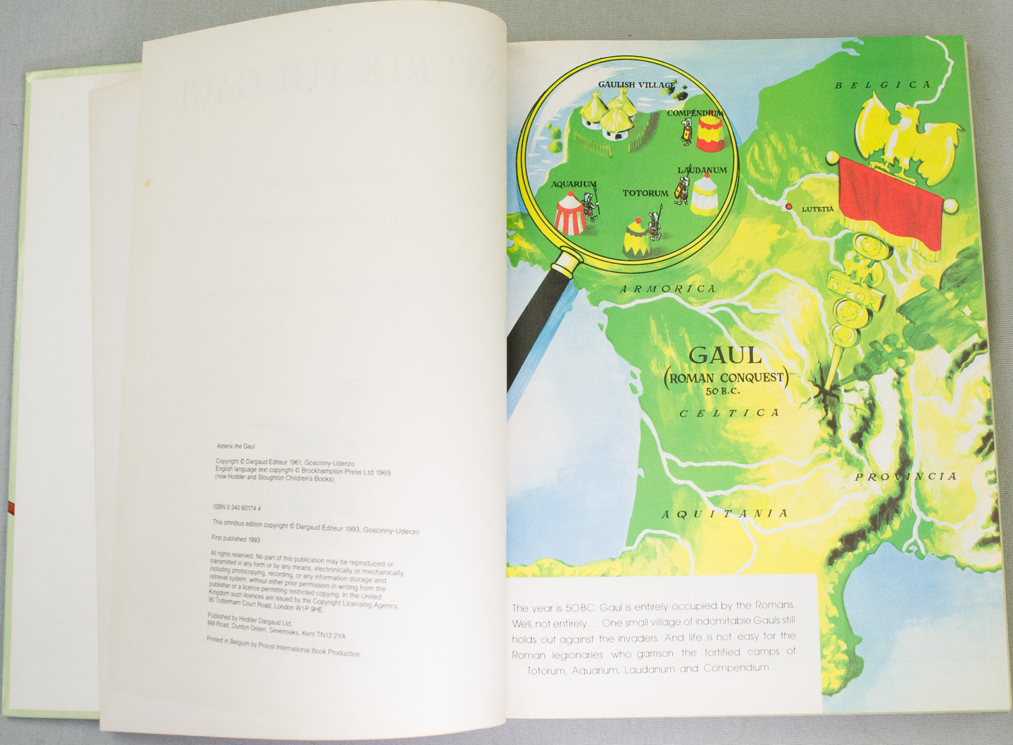 Asterix The Warrior - Dargaud Hardback 1993 1st Edition