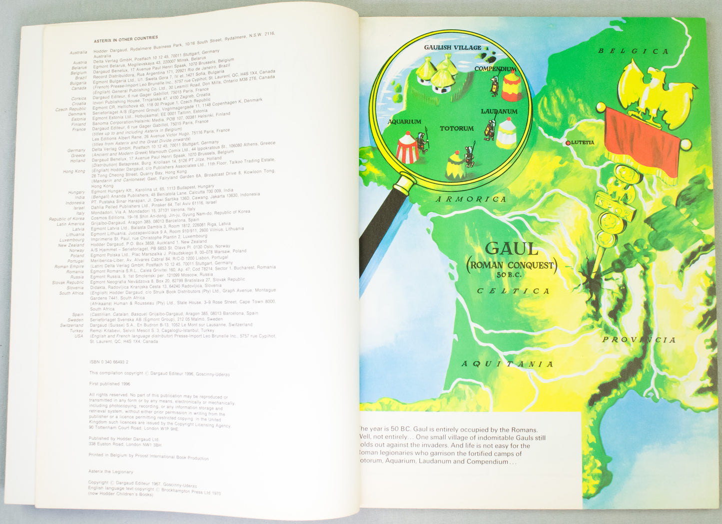 Asterix The Magnificient - Dargaud 1994 Paperback 1st Edition