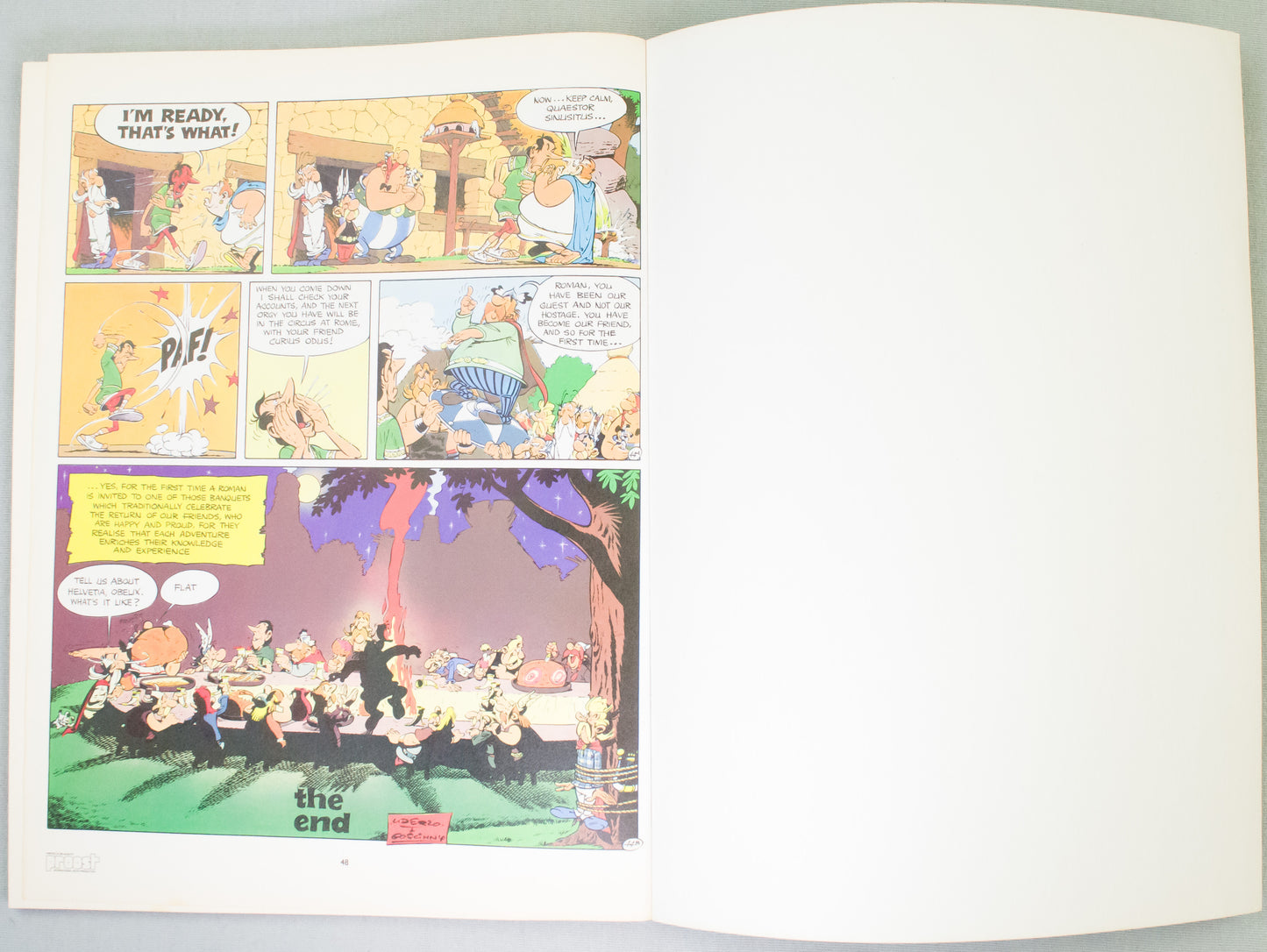 Asterix The Magnificient - Dargaud 1994 Paperback 1st Edition