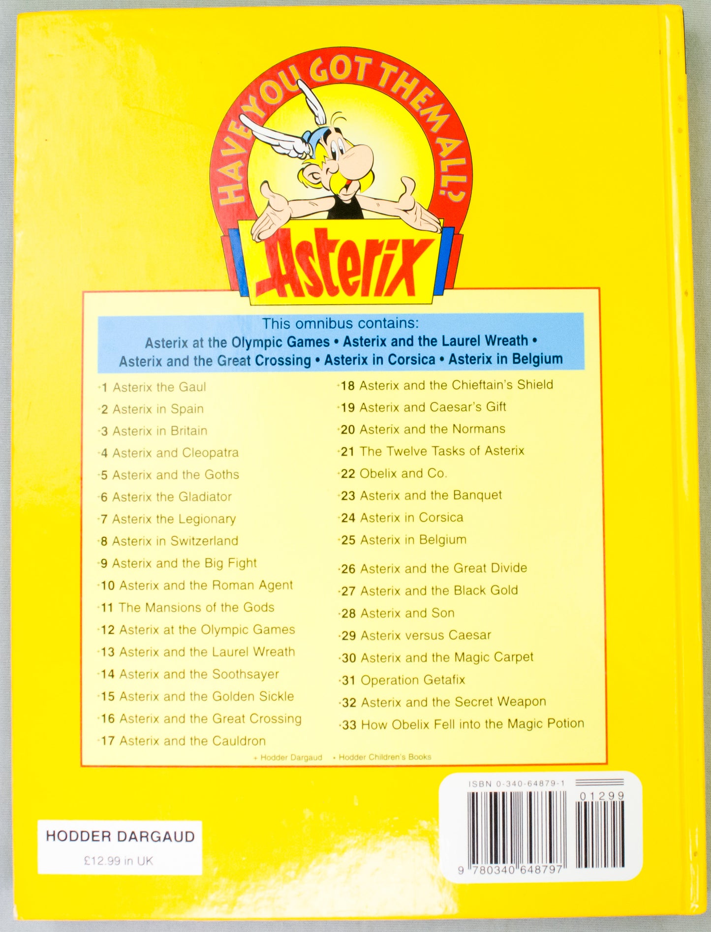 Astreix The Bold - 1995 Hardback Dargaud 1st Edition