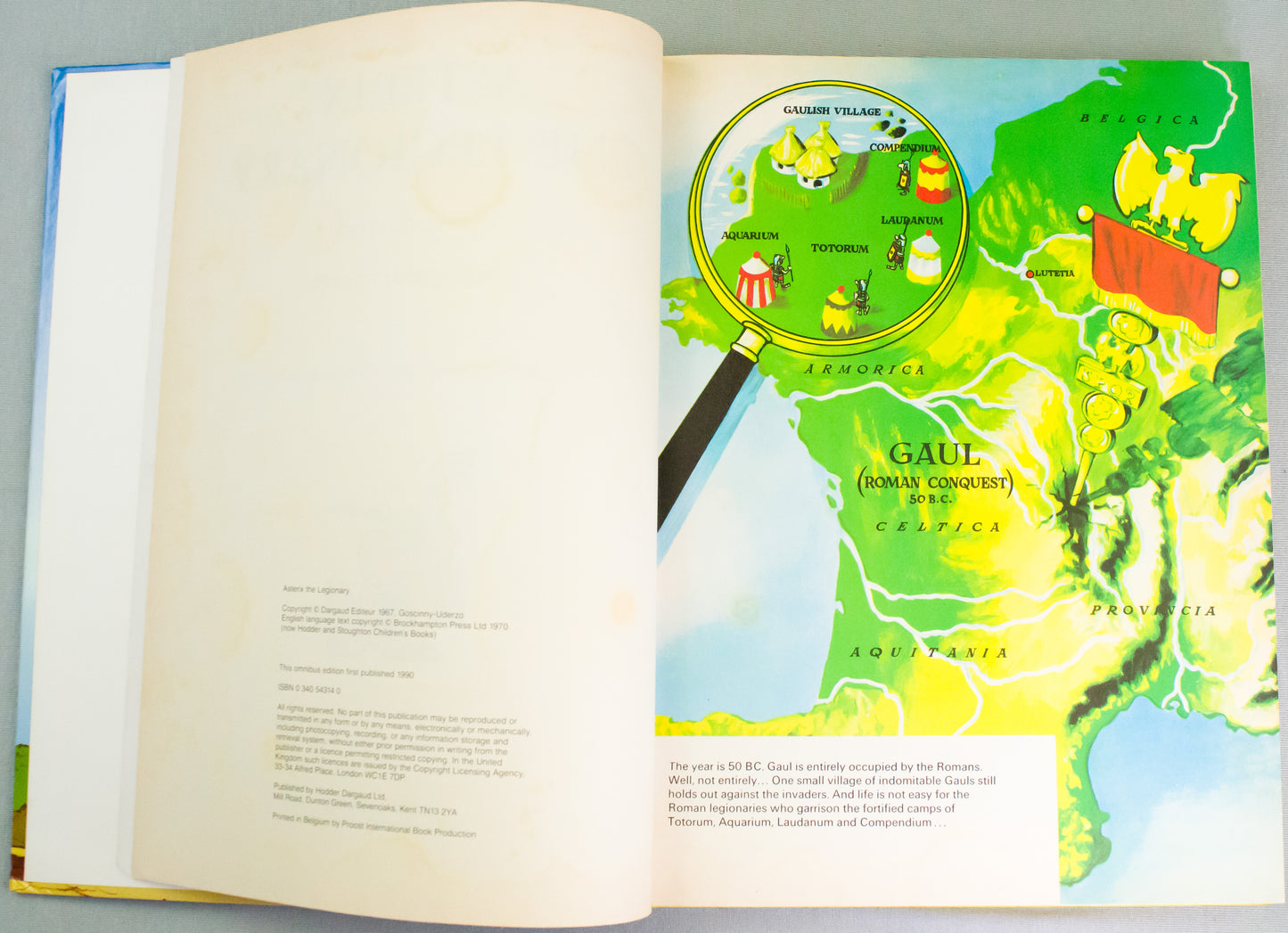 The Great Asterix Omnibus - Dargaud UK 1990 1st Edition