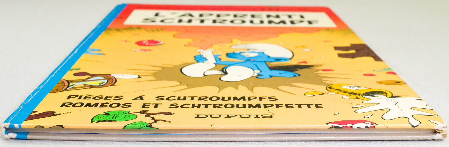 L'apprenti Schtroumf (Smurfs Apprentice) Dupis 1971 French HB 1st Edition