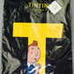 Moulinsart "Tintin T" Adult T-Shirt: Black Cotton T Shirt - ML Hergé