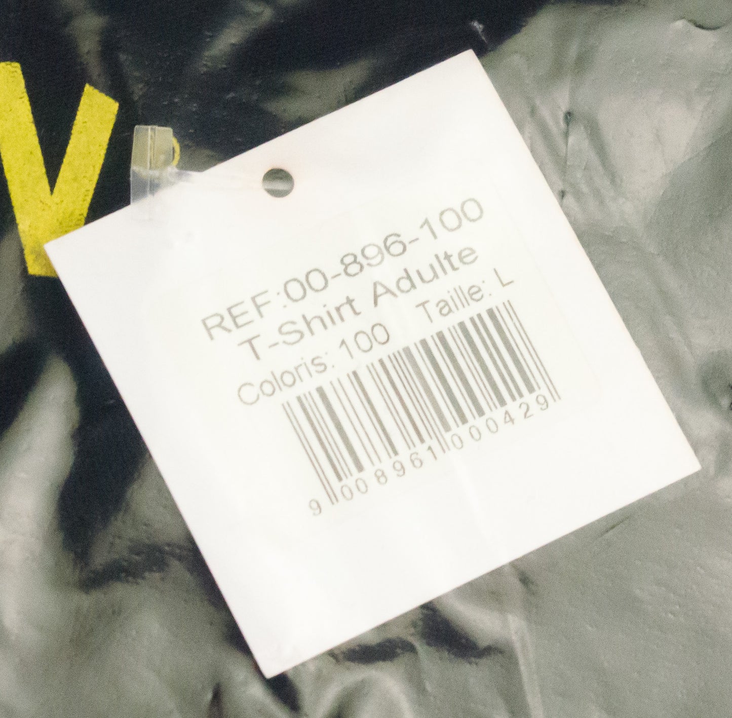 Moulinsart "Tintin T" Adult T-Shirt: Black Cotton T Shirt - ML Hergé