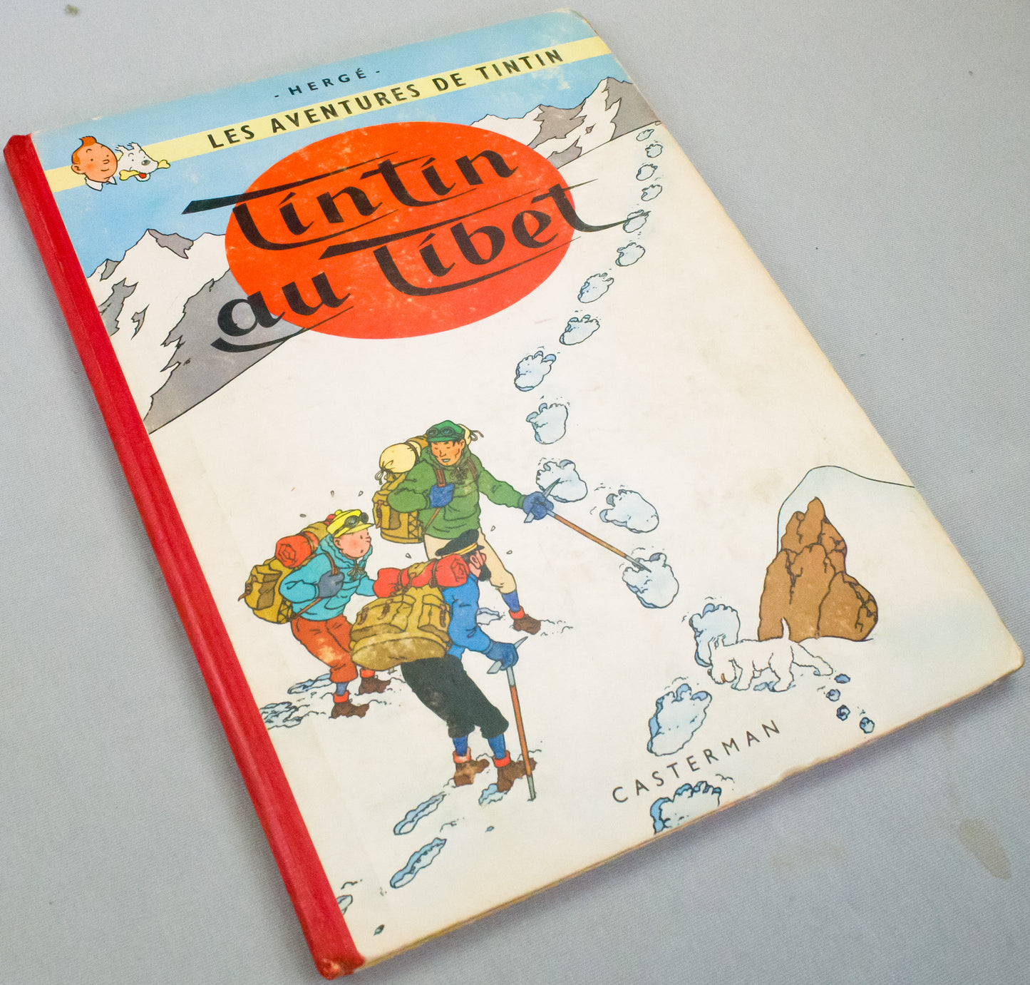 Tintin au Tibet: Casterman 1960 1st Edition HB Dedication & signed by Herge EO