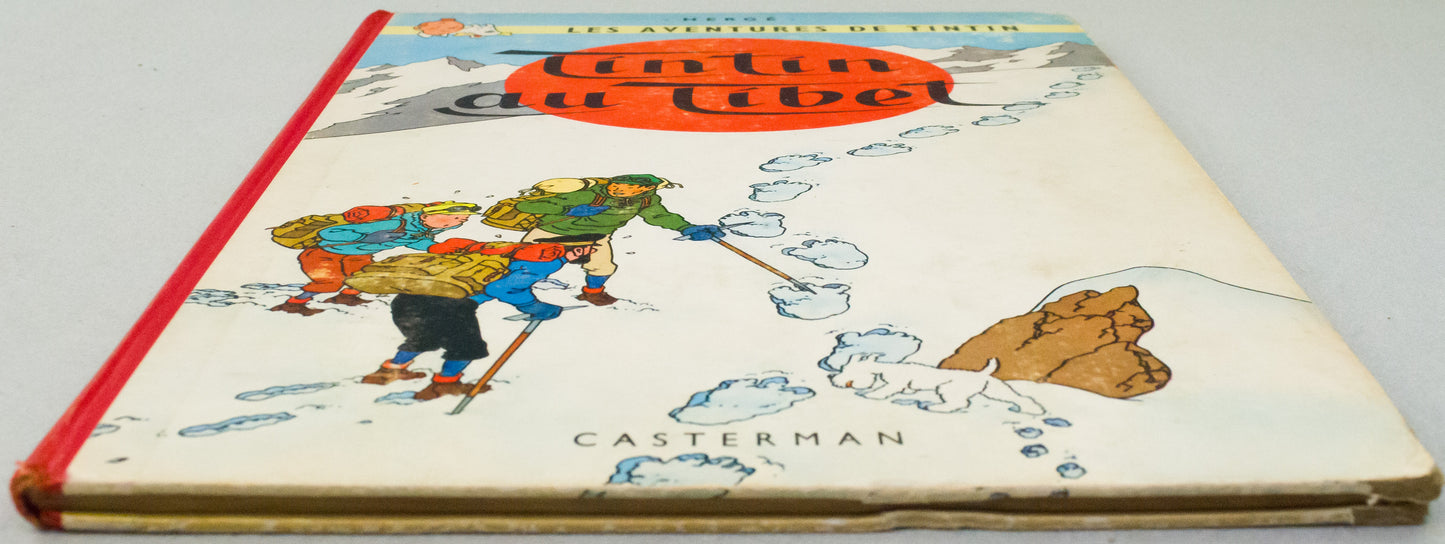 Tintin au Tibet: Casterman 1960 1st Edition HB Dedication & signed by Herge EO