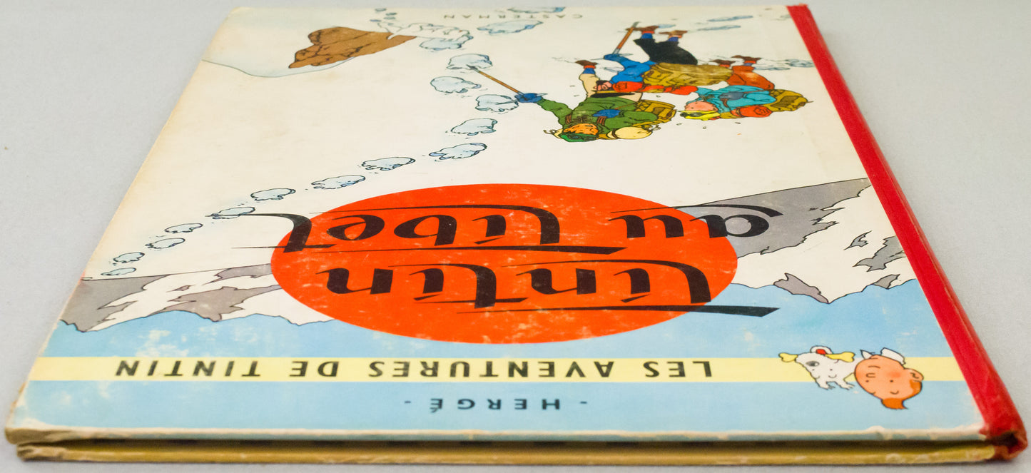 Tintin au Tibet: Casterman 1960 1st Edition HB Dedication & signed by Herge EO