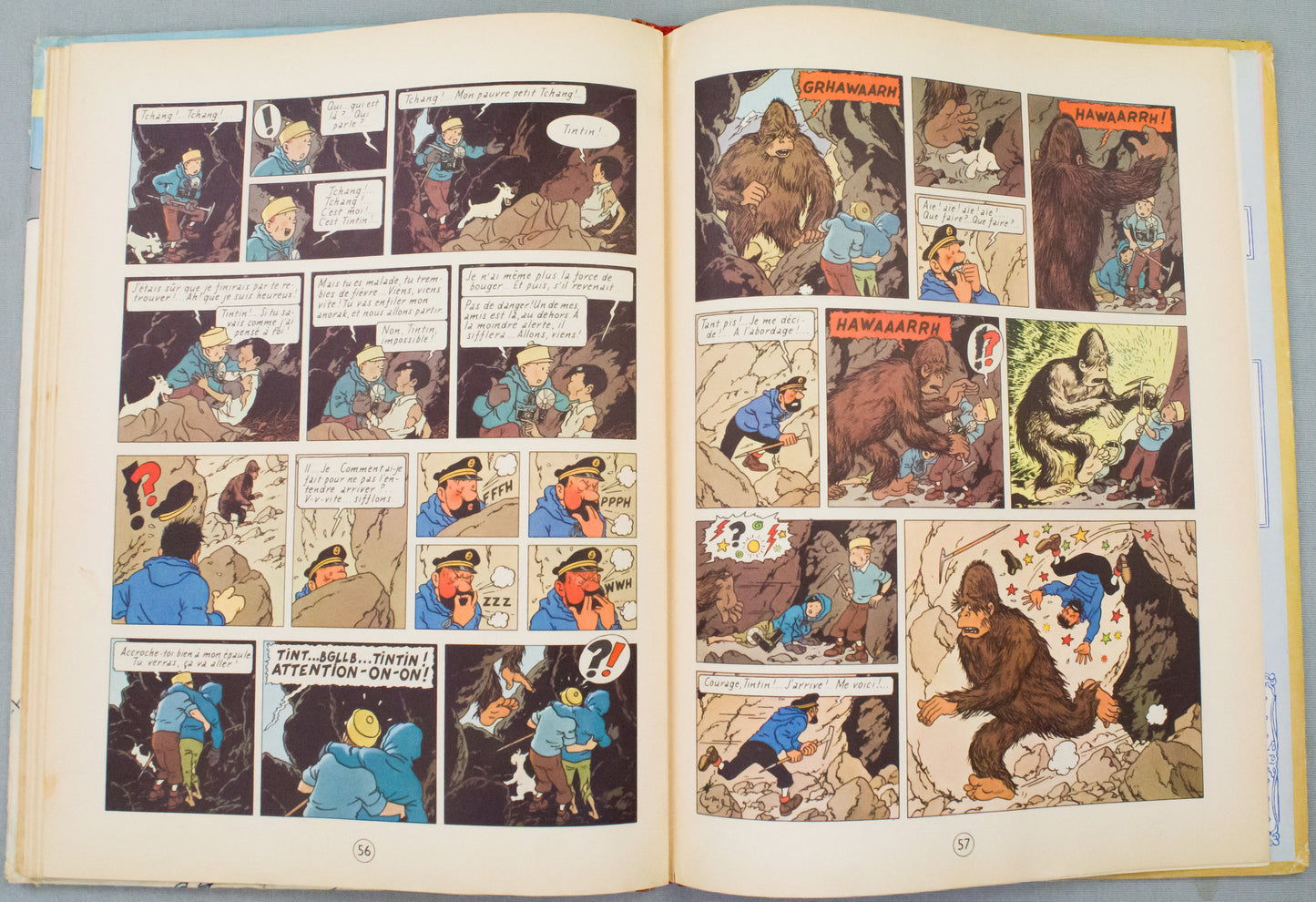 Tintin au Tibet: Casterman 1960 1st Edition HB Dedication & signed by Herge EO