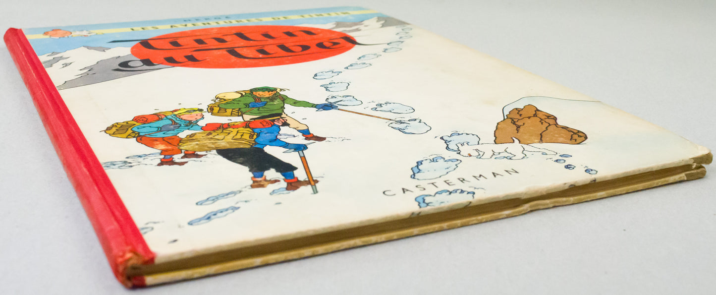 Tintin au Tibet: Casterman 1960 1st Edition HB Dedication & signed by Herge EO