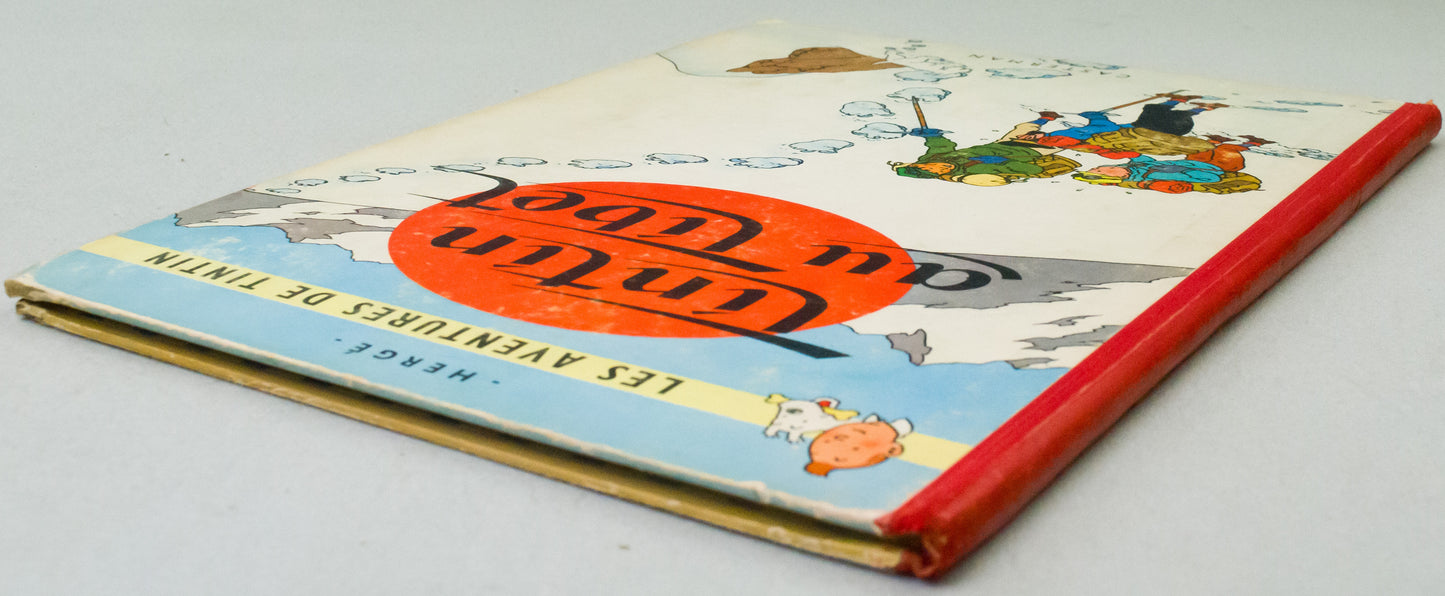 Tintin au Tibet: Casterman 1960 1st Edition HB Dedication & signed by Herge EO