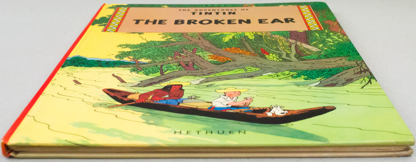 The Broken Ear: Methuen 1975 UK Hardback 1st Edition Rare Tintin Book Herge