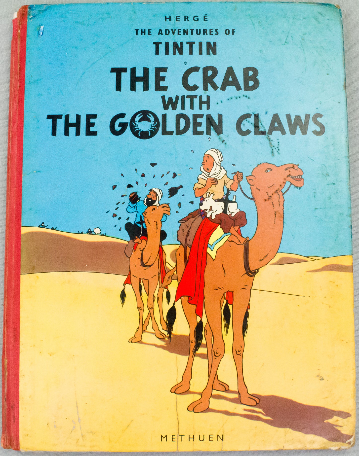 Crab with the Golden Claws - Methuen 1958 1st Edition UK Hardback Rare Tintin book Herge EO