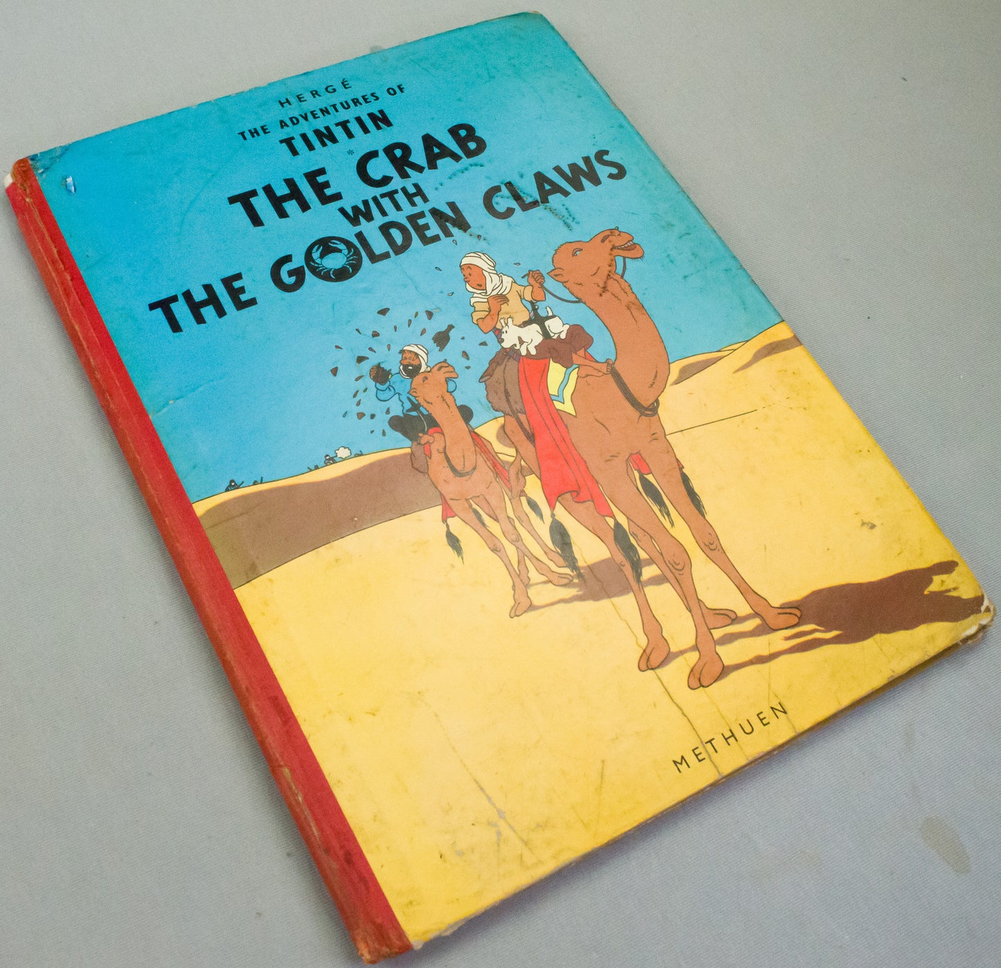 Crab with the Golden Claws - Methuen 1958 1st Edition UK Hardback Rare Tintin book Herge EO
