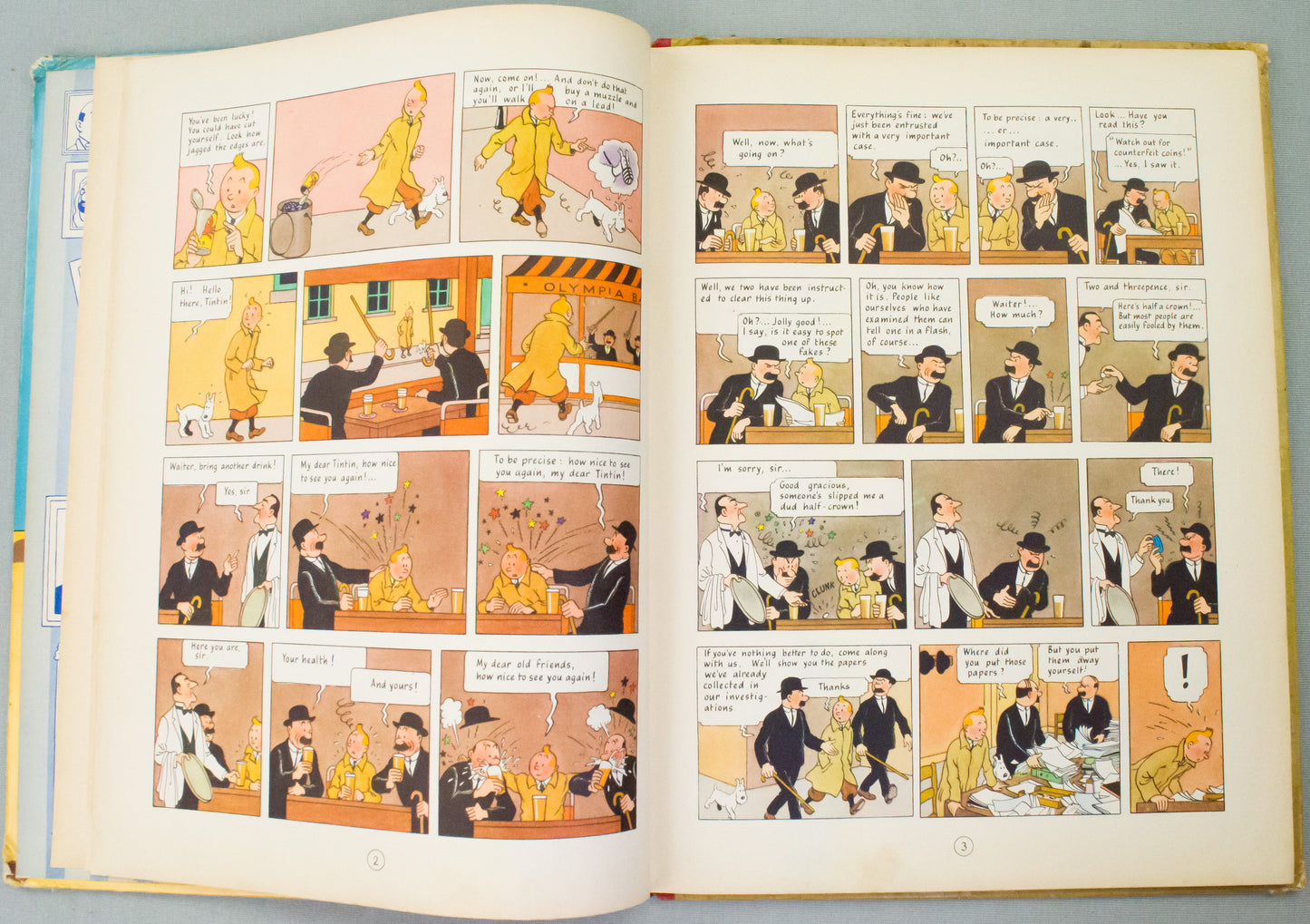 Crab with the Golden Claws - Methuen 1958 1st Edition UK Hardback Rare Tintin book Herge EO