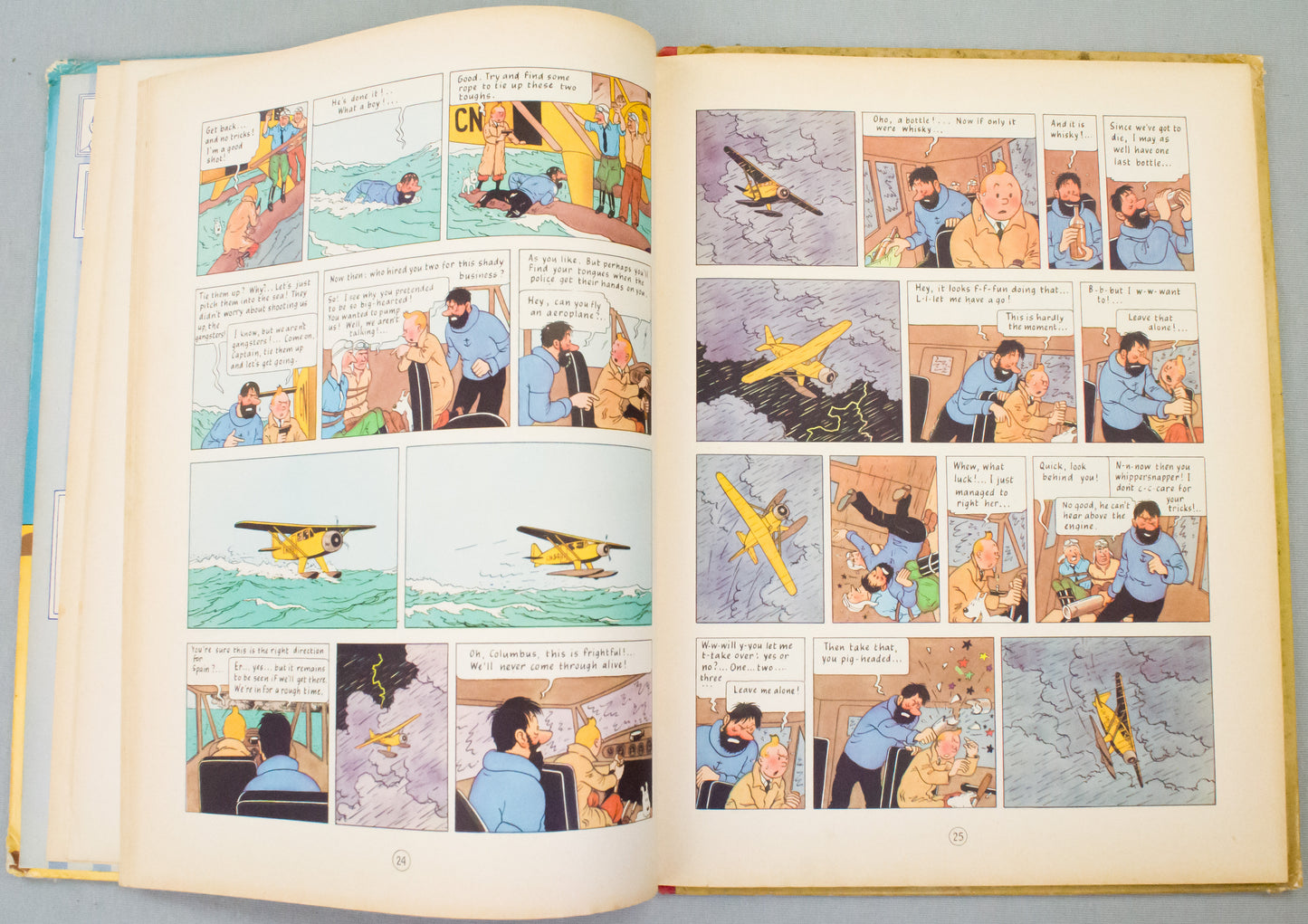 Crab with the Golden Claws - Methuen 1958 1st Edition UK Hardback Rare Tintin book Herge EO