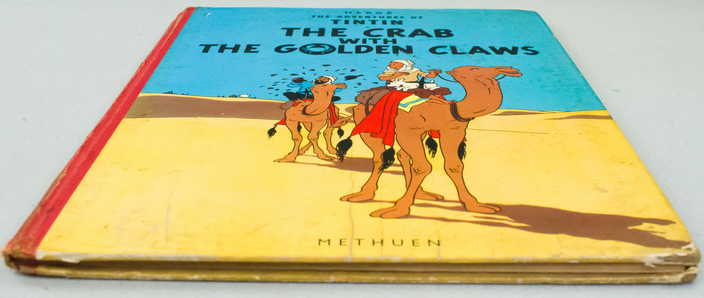 Crab with the Golden Claws - Methuen 1958 1st Edition UK Hardback Rare Tintin book Herge EO