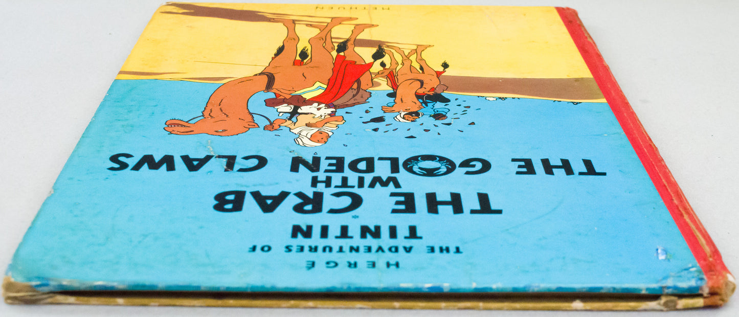Crab with the Golden Claws - Methuen 1958 1st Edition UK Hardback Rare Tintin book Herge EO