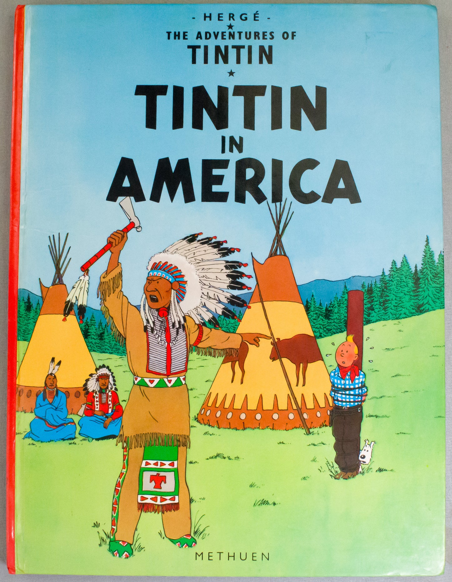 Tintin in America: Methuen 1978 1st Edition UK Hardback Rare book by Herge EO