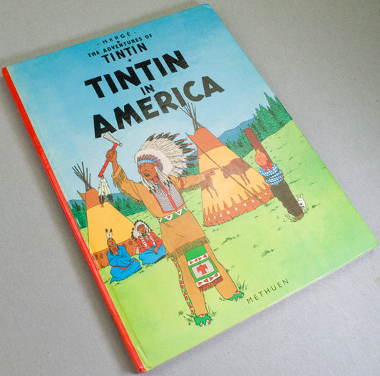 Tintin in America: Methuen 1978 1st Edition UK Hardback Rare book by Herge EO