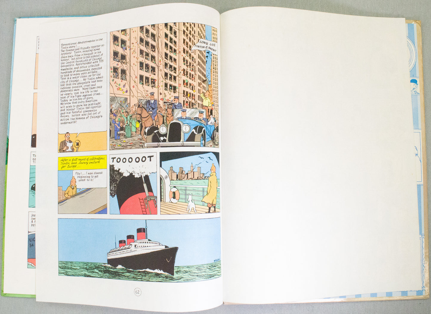 Tintin in America: Methuen 1978 1st Edition UK Hardback Rare book by Herge EO