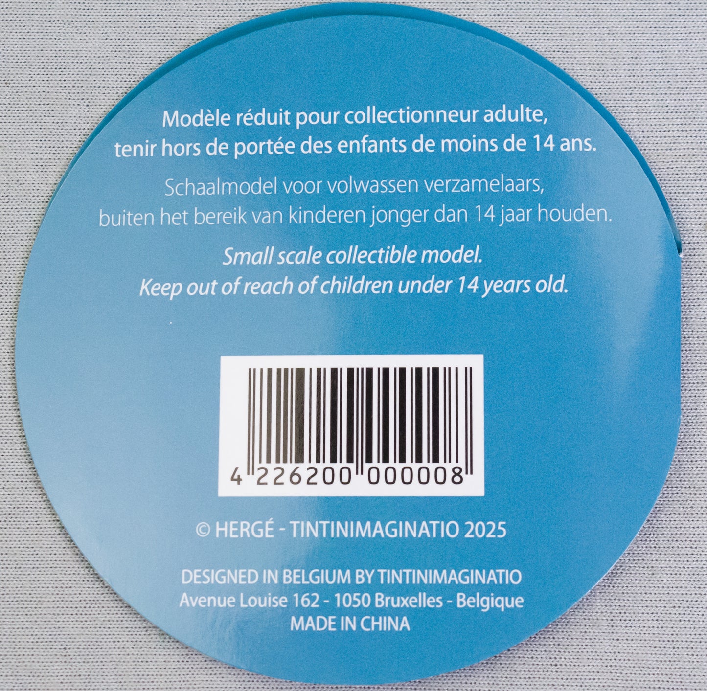 Tintin Figurine Moulinsart 42262 Haddock Veston Bleu - The Castafiore Emerald 12cm Resin Figure